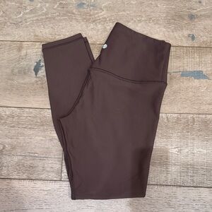 CRZ YOGA Brown Fleece Lined Leggings